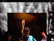 Tablet Screenshot of mattlazarus.com